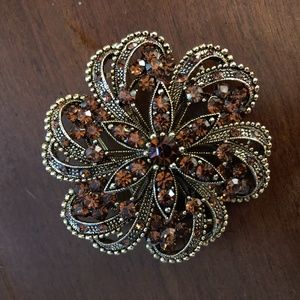 Beautiful Jeweled Brooch